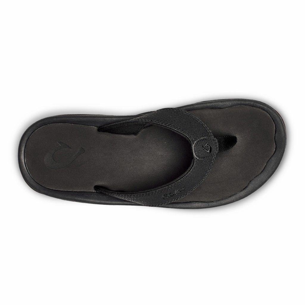 Sandalias Olukai ‘Ohana - Chanclas Hombre Negros 20851-430